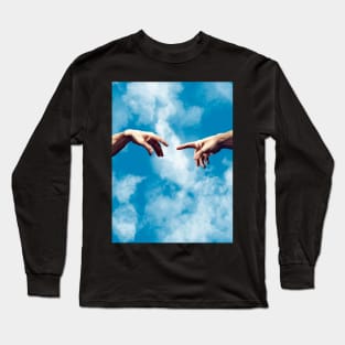 Michelangelo Creation of Adam T-Shirt Long Sleeve T-Shirt
